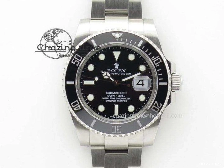 0415 TopPick Day-Date 36 SS 128239 Bp Maker Best Edition Black Dial Crystral Markers on President Bracelet 3149